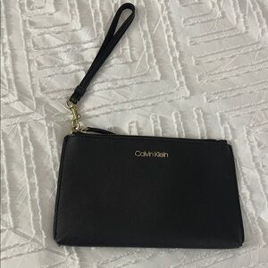 Calvin Klein Elegant Black Wristlet